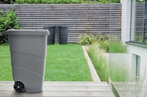 Kosz na śmieci Prosperplast brązowy 90L (NBWB90-7589C) 4