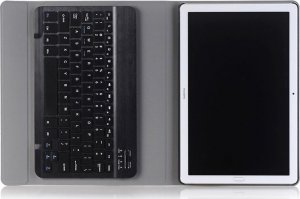 Klawiatura + mysz 4kom.pl Etui smart case klawiatura bluetooth Huawei MediaPad M5 Lite 10 + Mysz 2.4GHZ 5