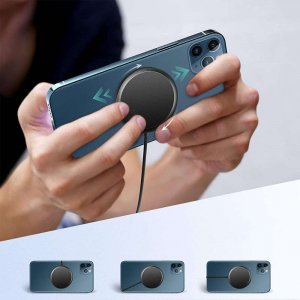 Ładowarka Alogy Ładowarka indukcyjna Alogy do MagSafe bezprzewodowa 20W do iPhone 14/13/ PRO / MAX/ MINI Czarna + Ładowarka sieciowa 2