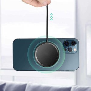 Ładowarka Alogy Ładowarka indukcyjna Alogy do MagSafe bezprzewodowa 20W do iPhone 14/13/ PRO / MAX/ MINI Czarna + Ładowarka sieciowa 3