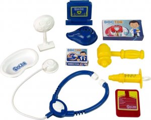 LeanToys Zestaw Lekarski W Walizce Doktor Stetoskop Strzykawka 2