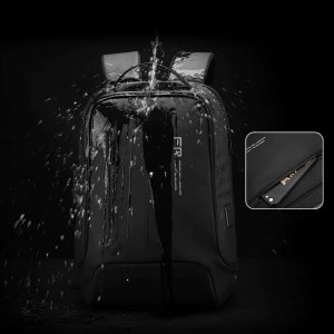 Plecak 4kom.pl Plecak antykradzieżowy Fenruien wodoodporny na laptopa do 15.6" wielofunkcyjny z portem USB Czarny 2