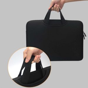 Torba Alogy Torba ochronna Alogy pokrowiec neopren Futerał do laptopa do 15.6 Czarna + Etui do Macbook Pro 16 2021 3