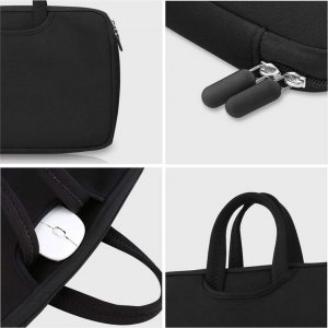 Torba Alogy Torba ochronna Alogy pokrowiec neopren Futerał do laptopa do 15.6 Czarna + Etui do Macbook Pro 16 2021 5