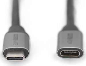 Kabel USB Digitus USB-C - USB-C 1 m Czarny (DB-300230-010-S) 2