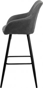 Beliani Zestaw 2 krzeseł barowych szary DARIEN! 5
