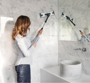 Parownica Polti POLTI Moppy Extra Dust Bezprzewodowy mop parowy na wielu powierzchniach - 1500 W - zbiornik 0,7 L - czerwony 3