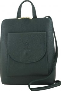 Barberinis Plecak skórzany / listonoszka - Casual 2w1 - Zielony ciemny  NoSize 1