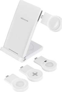 Ładowarka Nillkin NILLKIN WIRELESS CHARGING PowerTrio 3in1 MFI, koncówka do Apple 4