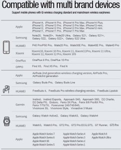 Ładowarka Nillkin NILLKIN WIRELESS CHARGING PowerTrio 3in1 MFI, koncówka do Apple 9