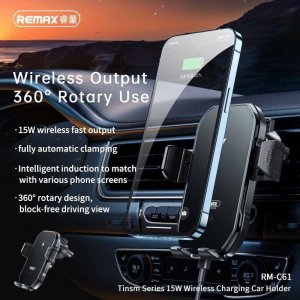 Remax UCHWYT SAM REMAX RM-C61 15W BEZPRZEWODOWY WIRELESS 2