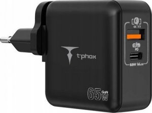 Ładowarka T-Phox ŁAD SIEC T-PHOX MEGA T-PP09 GAN PD 65W USB/USB-C BLACK 3