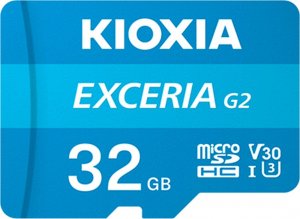 Karta Kioxia Exceria G2 SDHC 32 GB Class 10 UHS-I U3 A1 V30 (LMEX2L032GG2) 1