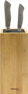 KingHoff Blok na noże, bambus 10,5x10,5x23cm (KH-1559) 1