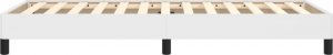vidaXL vidaXL Rama łóżka, biała, 90x200 cm, obite sztuczną skórą 6