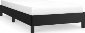 vidaXL vidaXL Rama łóżka, czarna, 100x200 cm, obite sztuczną skórą 2