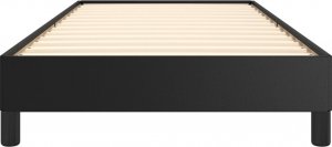 vidaXL vidaXL Rama łóżka, czarna, 100x200 cm, obite sztuczną skórą 5