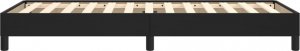 vidaXL vidaXL Rama łóżka, czarna, 100x200 cm, obite sztuczną skórą 6