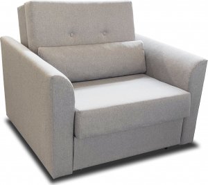 Platan MINI I sofa szary fotel rozkładany z pojemnikiem 1