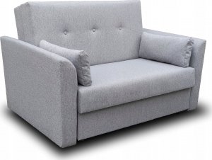 Platan MINI II sofa szary fotel rozkładany z pojemnikiem 1