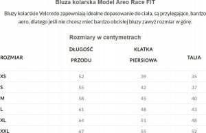Velcredo Bluza kolarska męska ocieplana rowerowa L 9