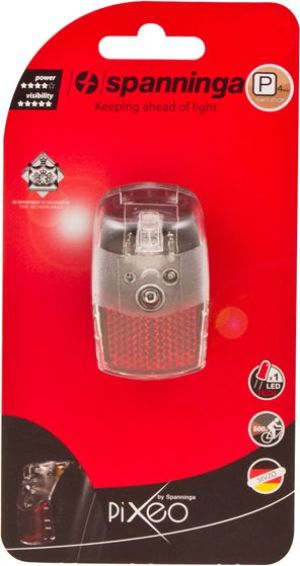 SPANNINGA Lampka tylna PIXEO XB + protektor czarna (SNG-135558) 3