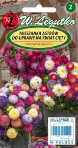 Legutko Nasiona Aster chiński na kwiat cięty mieszanka, 1g 1