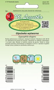 Legutko Nasiona Gipsówka wytworna różowa, 1g 2