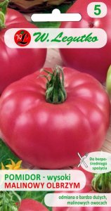 Legutko Nasiona Pomidor gruntowy wysoki Malinowy Olbrzym 1