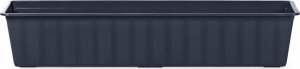 Prosperplast Skrzynka balkonowa AGRO IS700-S433, Doniczka prostokątna 70x18 cm, Kolor Antracyt, Prosperplast 1