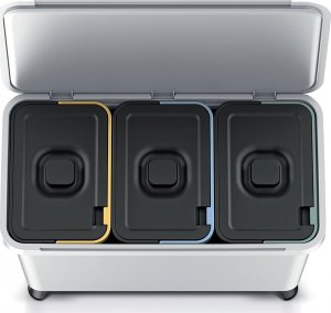 Kosz na śmieci Prosperplast do segregacji biały (NKS45W3-427C) 3