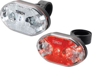 TORCH Zestaw lampki CYCLE LIGHT SET WHITE BRIGHT 5X + TAIL BRIGHT 5X (TOR-54039) 1