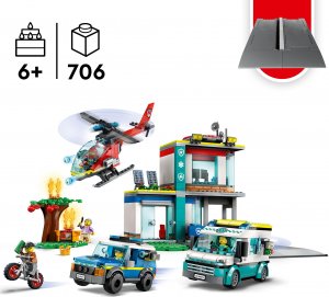 LEGO City Parking dla pojazdów uprzywilejowanych (60371) 6