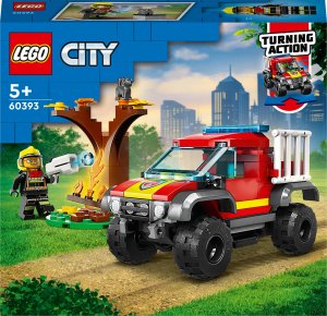 LEGO City Wóz strażacki 4x4 – misja ratunkowa (60393) 1