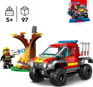 LEGO City Wóz strażacki 4x4 – misja ratunkowa (60393) 5