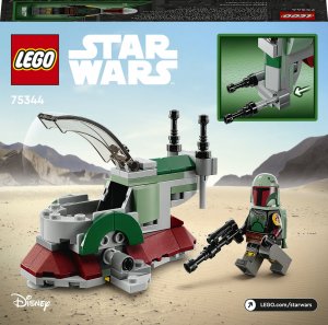 LEGO Star Wars Mikromyśliwiec kosmiczny Boby Fetta (75344) 9