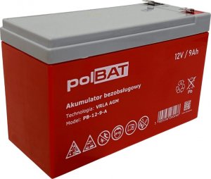 polBAT Akumulator AGM 12V 9Ah polBAT 1