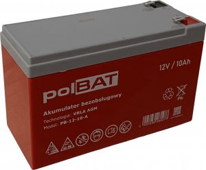 polBAT Akumulator AGM 12V 10Ah polBAT 1