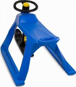 PrimeGarden Sportowe Sanki F1 CONTROL niebieskie z kierownicą 4