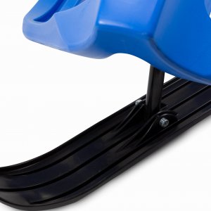 PrimeGarden Sportowe Sanki F1 CONTROL niebieskie z kierownicą 7