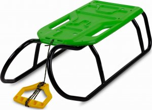 PrimeGarden Metalowe Sanki LITTLE BEETLE zielono czarne 1