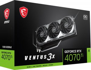 Karta graficzna MSI GeForce RTX 4070 Ti Ventus 3X OC 12GB GDDR6X 11