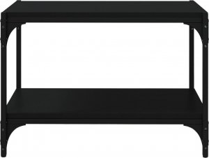 vidaXL vidaXL Szafka pod TV, czarna 60x33x41 cm materiał drewnopochodny/stal 5