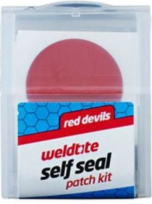 Weldtite Łatki do dętek zestaw RED DEVILS SELF SEAL PATCH KIT 6 x łatki samoprzylepne pudełko 20 szt. (WLD-01021) 1