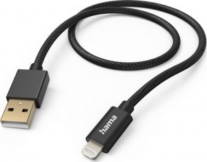 Kabel USB Hama Lightning - USB-A 1.5 m Czarno-biały (002015440000) 1