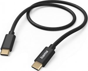 Kabel USB Hama USB-C - USB-C 1.5 m Czarny (002015470000) 1