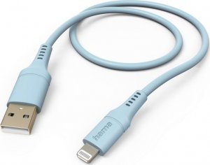 Kabel USB Hama Lightning - USB-A 1.5 m Niebieski (002015660000) 1