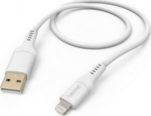 Kabel USB Hama Lightning - USB-A 1.5 m Biało-czarny (002015680000) 1