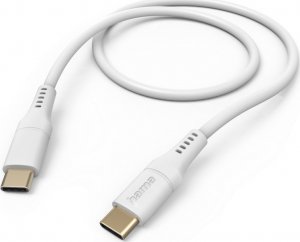 Kabel USB Hama USB-C - USB-C 1.5 m Biały (002015770000) 1