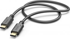 Kabel USB Hama USB-C - USB-C 1 m Czarny (002015890000) 2